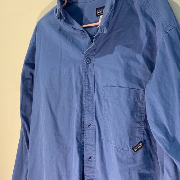 Mens Blue Patagonia Button Down - Picture 2 of 4